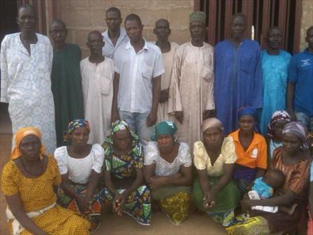 Some of the parents of Chibok's kidnapped girls. Chibok, Nigeria May 11, 2014 