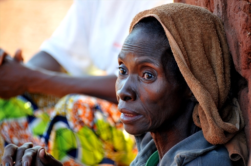 Martine Verpio, 55, the widow of Pascal Mendefra, who was killed by Seleka.