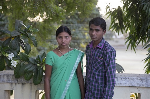 Neeraj and his wife, Ritu, February 2016