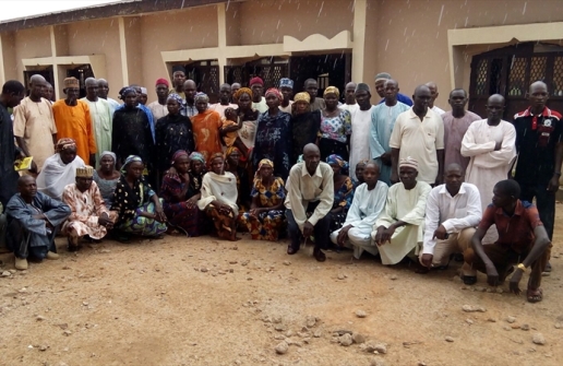 Parents of the abducted Chibok girls gather for trauma counselling with Open Doors International.