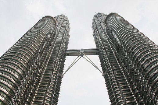 Petronas towers in Malaysia's capital, Kuala Lumpur