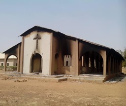 Saint Joseph's Minor Seminary in the village of Shuwa was set ablaze on Feb. 26.