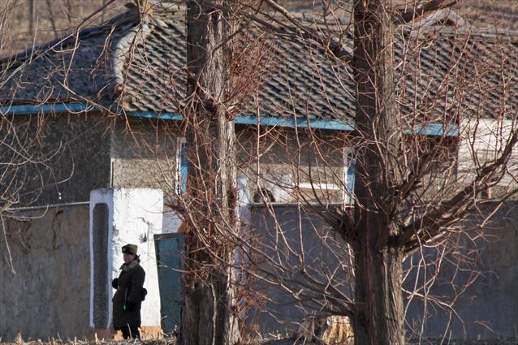 A 2009 photo of a North Korean women's prison camp, near the border with Dandong, China.