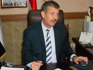 District Director of Ankawa, Jalal Aziz; June 2014.