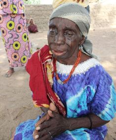 Grandmother of two of the Chibok girls.