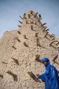 An ancient monument in Mali.