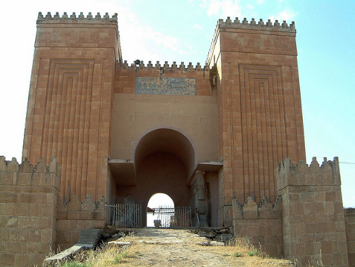 An ancient Nineveh gate, east of Mosul.
