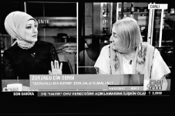 Discussing on Turkish television whether a mandatory religion class should be mandatory