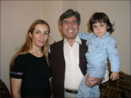 Pastor Behnam Irani and his family.