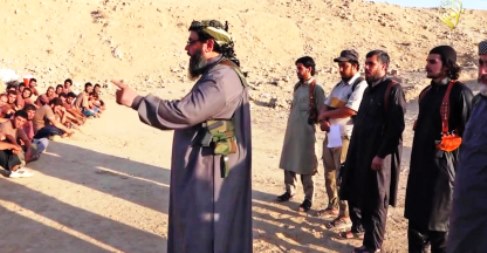 Jihadi trainees at an Islamic State boot camp. Image taken from an IS propaganda video
Oct 2014