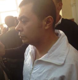 Christian convert Mohammed Hegazy at his appeal hearing in Minya, Egypt on November 23
