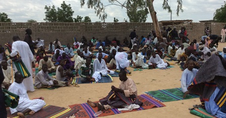 Internally displaced persons in Maiduguri, Borno State. October 2014