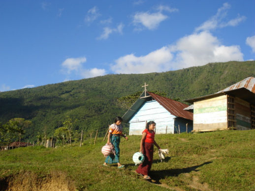 The highlands of western Guatemala, shown here in 2007, are home to the indigenous Ixil people.