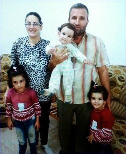A family reunited after Assyrians abducted from Tel Goran village were released in Hassaka on March 2.
