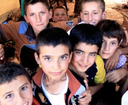 Yezidi refugee children, March 2015 