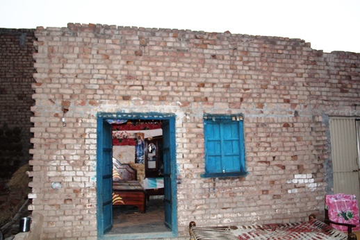 One-room house where Gharibu and his family lived