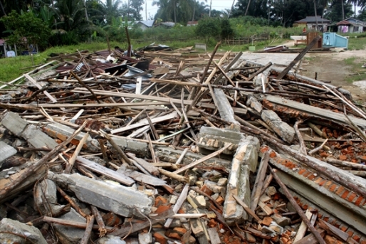 Ten churches were destroyed in Aceh in the month of October alone.