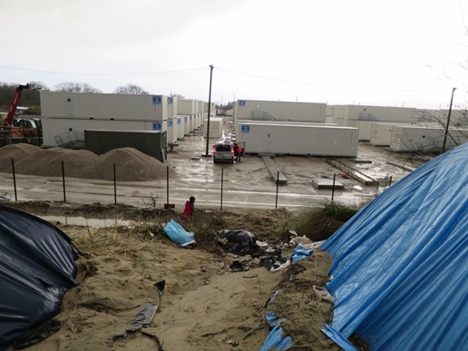Local authorities want to move migrants either into more hygienic quarters within converted shipping containers, or to refugee centres across France.