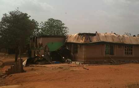 The aftermath of an attack, which claimed hundreds of lives, in the central Nigerian state of Benue, Feb. 2016.