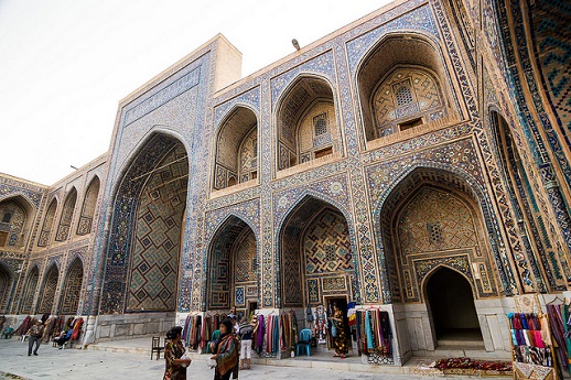 The Registan in Samarkand, Uzbekistan. (Sergio Tittarini / CC / Flickr)