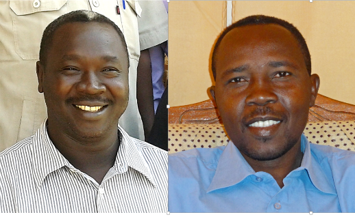 Pastors Kuwa Shamal (left) and Hassan Taour are among four Christians facing the death penalty for claims that Christians are persecuted in Sudan.