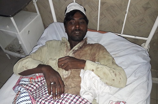 Shahzad Masih, 25, his brother Zahid, 23, and his mother Parveen, were hospitalised after the attack.