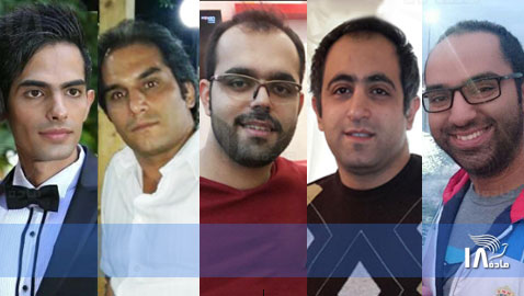 L to R: 
Mohammad Dehnavi, Hadi Asgari, Amin Afshar Naderi, Ramil Bet-Tamraz and Amir Dashti.