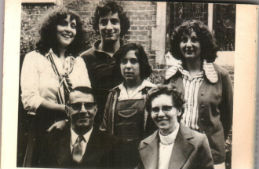 From the back cover of "The Hard Awakening", 1981, an image of the Dehqani-Tafti family 