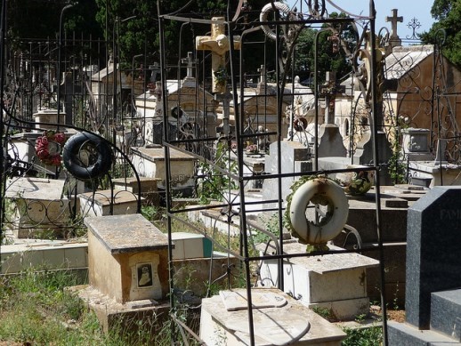 Christian cemetery in Algiers.