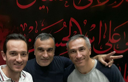 Nasibov, Farhadov and Gurbanov (left to right) were arrested by Iranian agents on 24 June. 