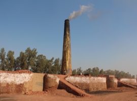 A brick kiln in Pakistan where 24 bonded-labourer Christian families narrowly escaped a mob attack in December 2014.  (Photo: World Watch Monitor)