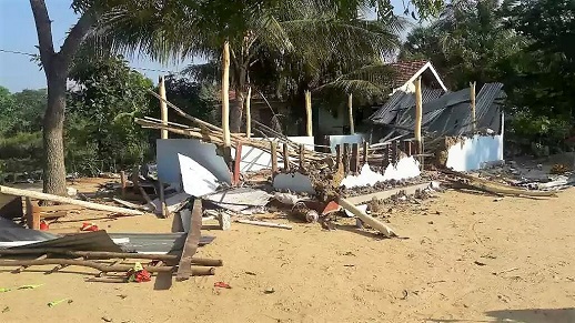 The Kithu Sevana prayer centre was destroyed by a mob on 5 January, 2017.