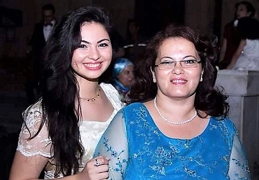 Madeleine Tawfiq Hanna and her daughter Verena Emad Amin