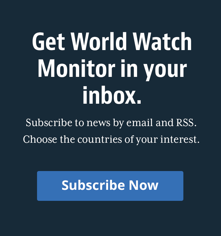 Get World Watch Monitor in your inbox