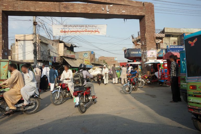 Location where a Christian mob burnt alive two Muslim men in response to church suicide bomb attacks in Youhanabad, March 2015. (Photo: World Watch Monitor)