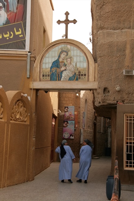 Entrance to a Coptic Church, Egypt. (Photo: World Watch Monitor)
