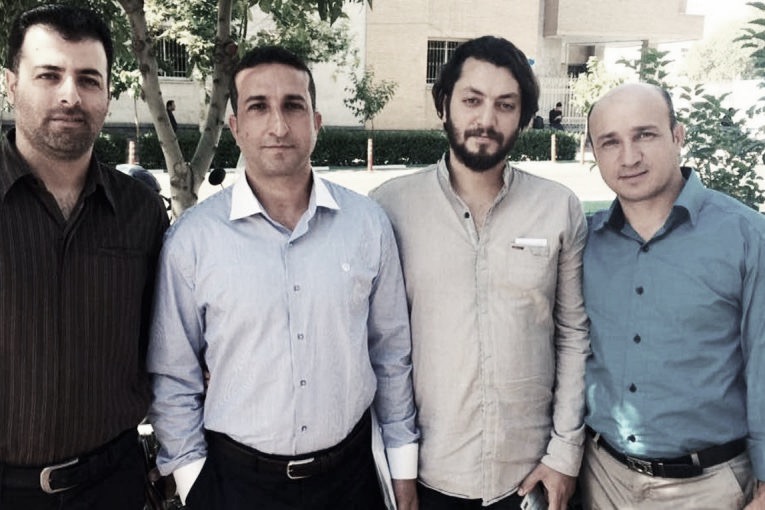 From left: Saheb Fadaie, Youcef Nadarkhani, Yasser Mossayebzadeh and Mohammad Reza Omidi.