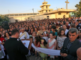 Kurdish government opens church for refugees who fled IS