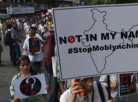 Indians take to the streets in protest against religious violence