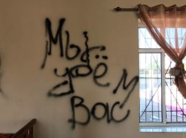 Kyrgyzstan: ‘We will kill you’ sprayed on church wall