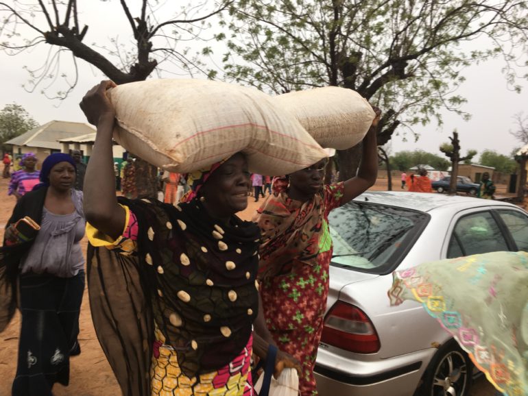 Food aid has reached 15,000 families in Northeast Nigeria who live in famine-like conditions. (Photo: Open Doors International)