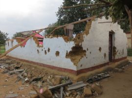 Attacks on Christians in India by Hindu extremists are on the increase and often their church buildings are destroyed as well, like this one in central India.