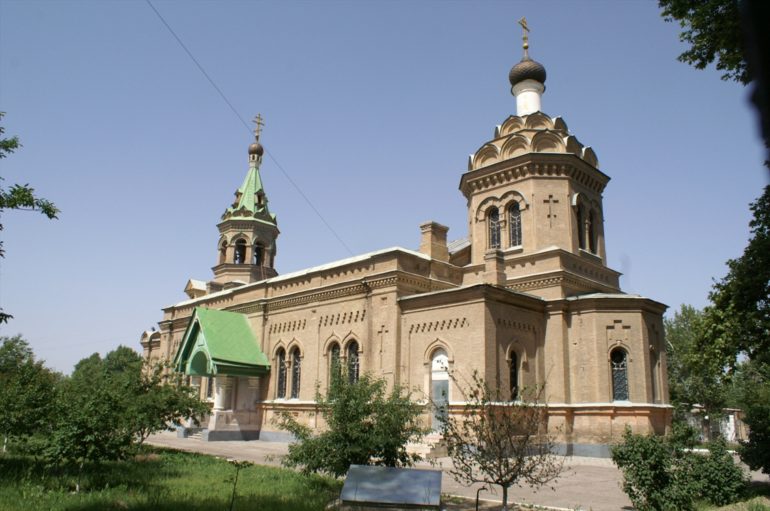 Russian Orthodox St. Alexey Cathedral in Samarkand. (Photo: World Watch Monitor)