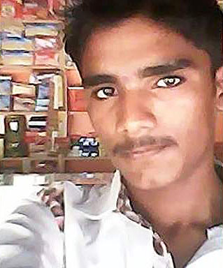 Sharoon Masih was killed on his second day in school (Twitter)