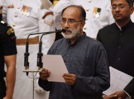 Alphons Kannanthanam was sworn in on 3 September at the Presidential Palace in New Del