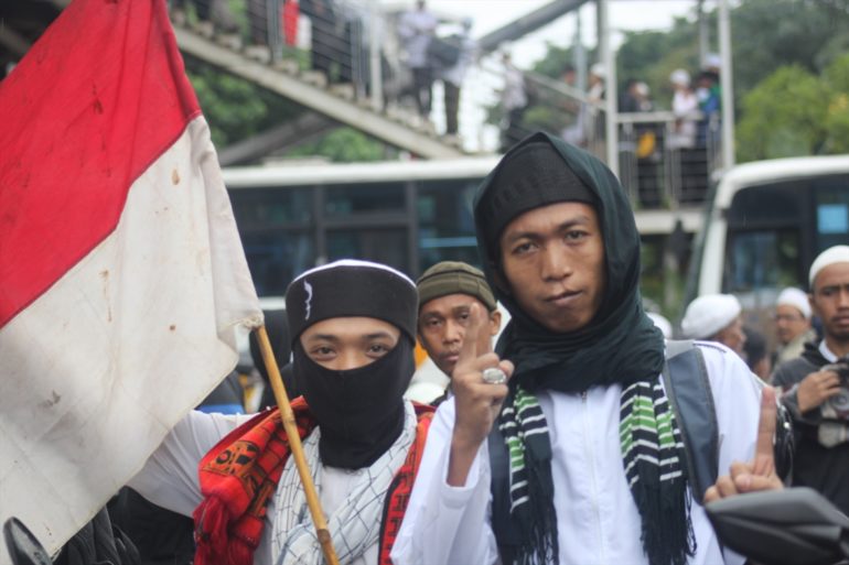 During protests against Jakarta's Christian former governor Ahok for alleged blasphemy, some protestors called for the death penalty. Blasphemy is a criminal offence in Indonesia and carries a penalty of up to five years in jail. (Photo: World Watch Monitor)