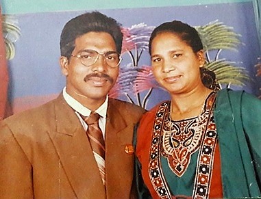 Sultan Masih with his wife Sarabjit.