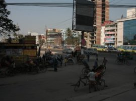 Street in the capital Dhaka, February 2016. (Photo: World Watch Monitor)