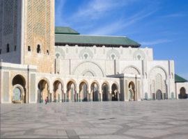 Square next to the Hassan II Mosque in the city of Casablanca in 2010. (Photo: World Watch Monitor)