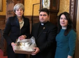British PM Theresa May hears about plight of Christians in Middle East